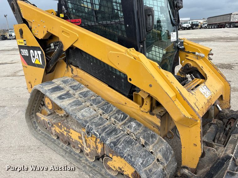 image for item FK1403 2019 Caterpillar 289D tracked skid steer loader