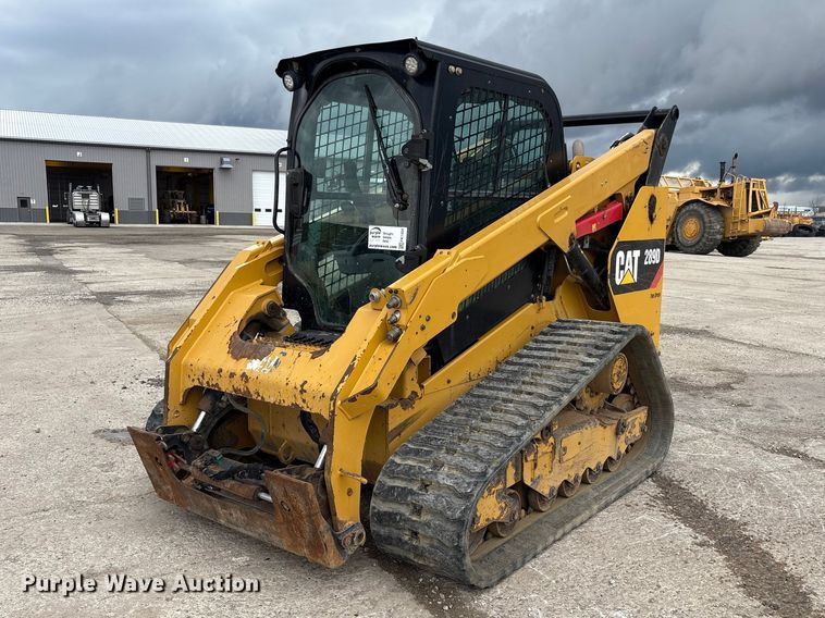 image for item FK1404 2019 Caterpillar 289D tracked skid steer loader