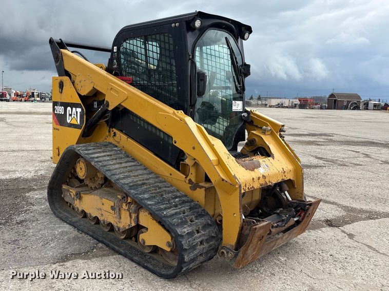 image for item FK1404 2019 Caterpillar 289D tracked skid steer loader