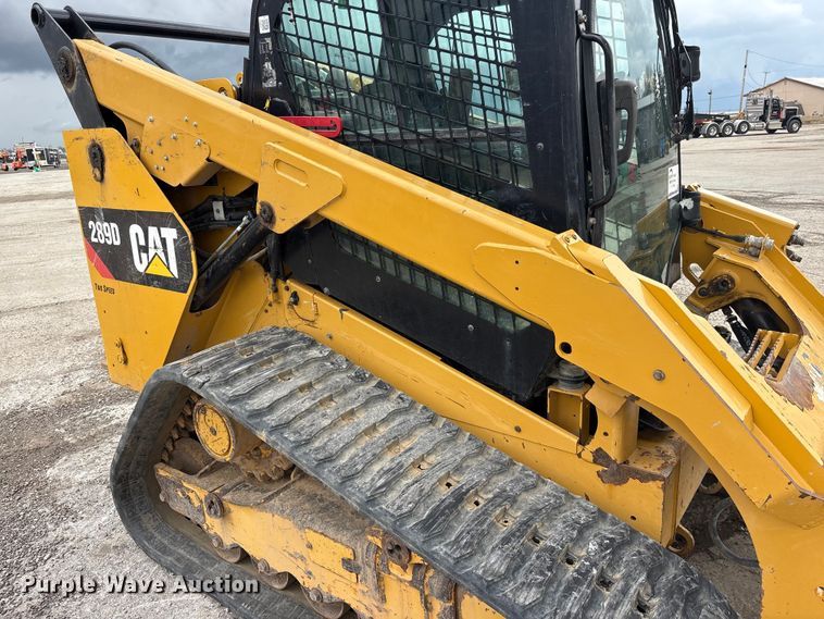 image for item FK1404 2019 Caterpillar 289D tracked skid steer loader