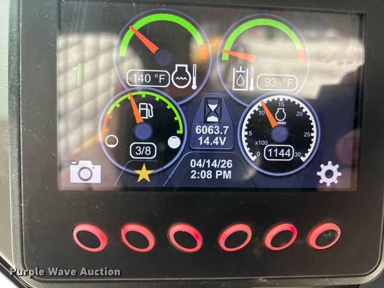 image for item FK1404 2019 Caterpillar 289D tracked skid steer loader