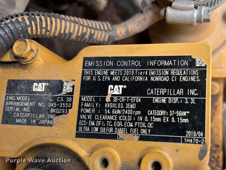 image for item FK1404 2019 Caterpillar 289D tracked skid steer loader