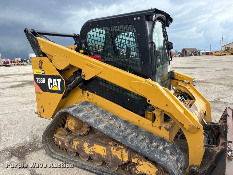 image for item FK1405 2019 Caterpillar 289D tracked skid steer loader