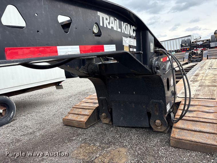 image for item FK1409 2014 Trail King Industries TK110HDG-533 lowboy equipment trailer