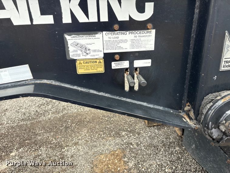 image for item FK1409 2014 Trail King Industries TK110HDG-533 lowboy equipment trailer