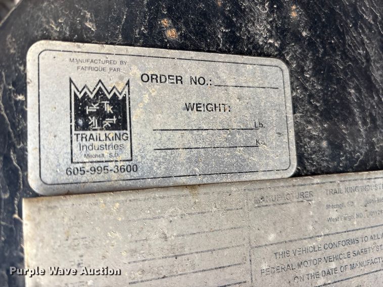 image for item FK1409 2014 Trail King Industries TK110HDG-533 lowboy equipment trailer