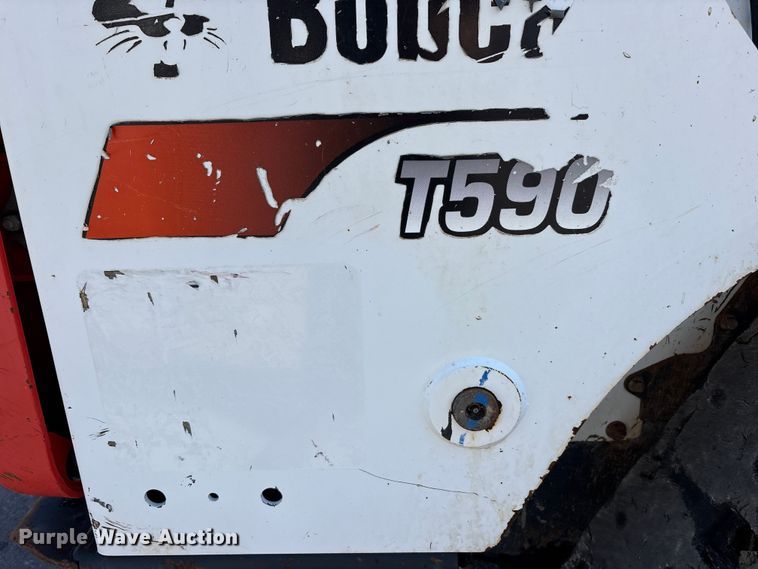 image for item FK1412 Bobcat T590 tracked skid steer loader