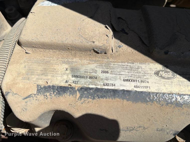 image for item FM7518 2007 Mack CV713 dump truck