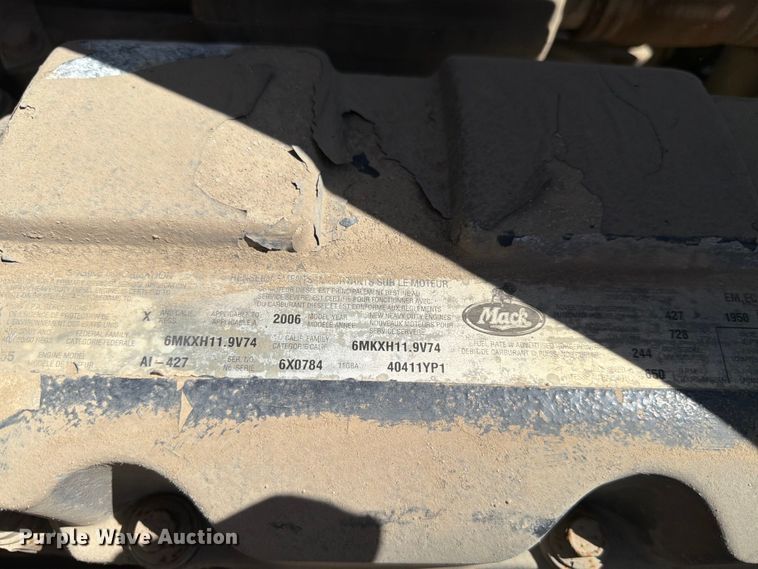 image for item FM7518 2007 Mack CV713 dump truck