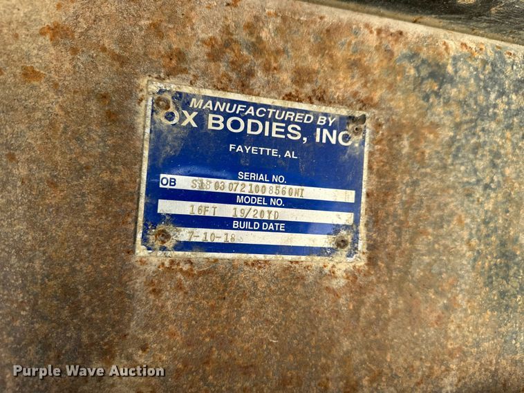 image for item FM7519 2007 Mack CV713 dump truck