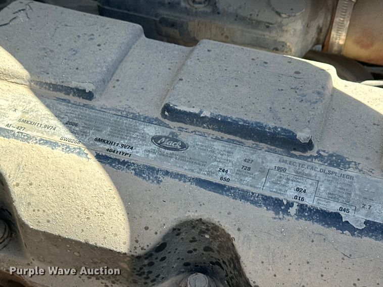 image for item FM7519 2007 Mack CV713 dump truck