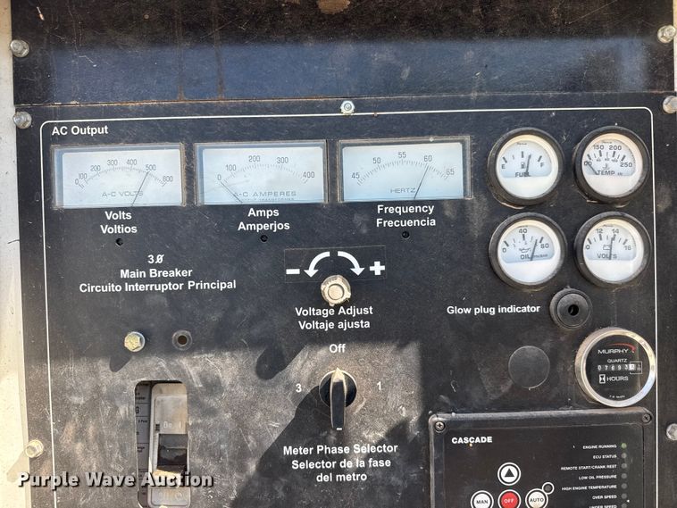 image for item MX9088 2011 Warren Power Systems NPS-P-80 generator