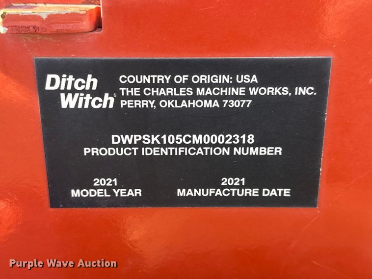 image for item MX9112 2021 Ditch Witch SK1050 compact utility loader