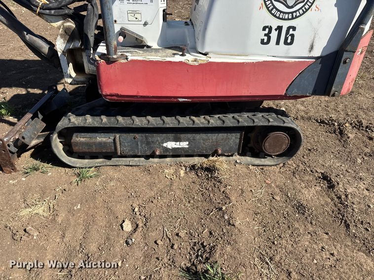 image for item MX9114 2006 Bobcat 316 mini excavator