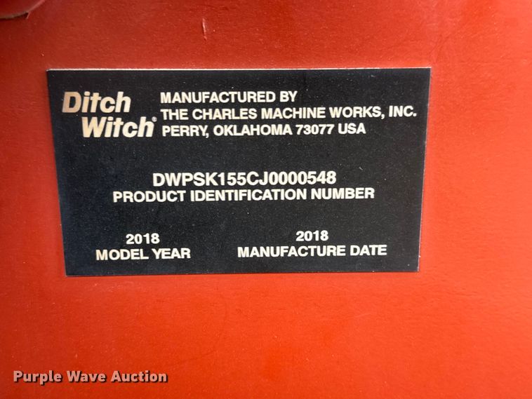 image for item MX9118 2018 Ditch Witch SK1550 compact utility loader