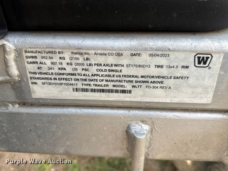 image for item MX9128 2023 Wanco light plant