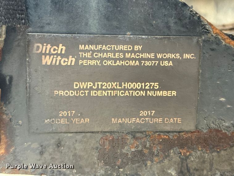 image for item MX9139 2017 Ditch Witch JT20 directional boring unit