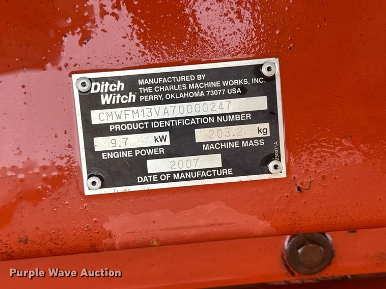 image for item MX9155 2007 Belshe BF9T equipment trailer