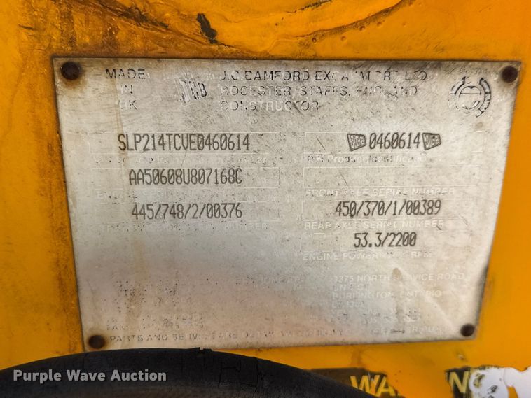 image for item MX9196 JCB 214 Series 3 backhoe