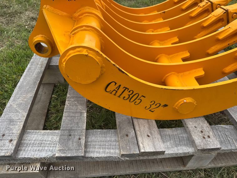 image for item MX9234 mini excavator rake attachment 