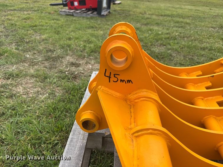 image for item MX9234 mini excavator rake attachment 