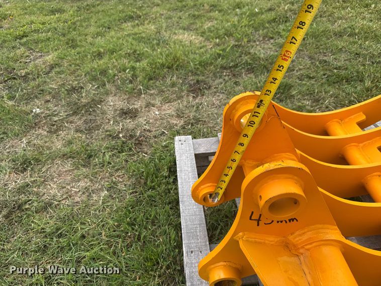 image for item MX9234 mini excavator rake attachment 