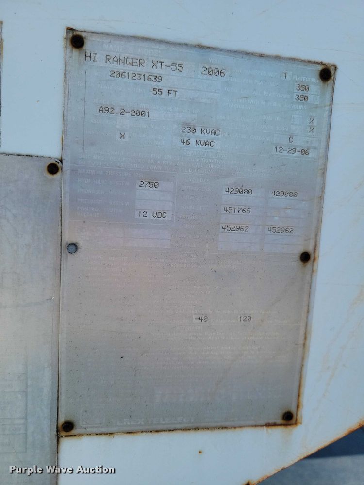 image for item NK9992 2007 Ford F750 Super Duty 