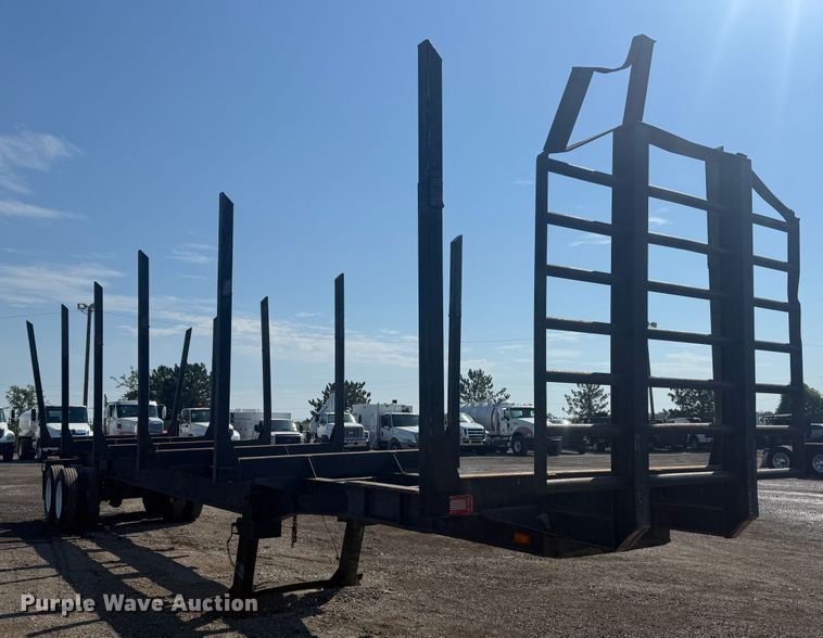 image for item NU9788 1999 Nabors Trailer Inc. log trailer