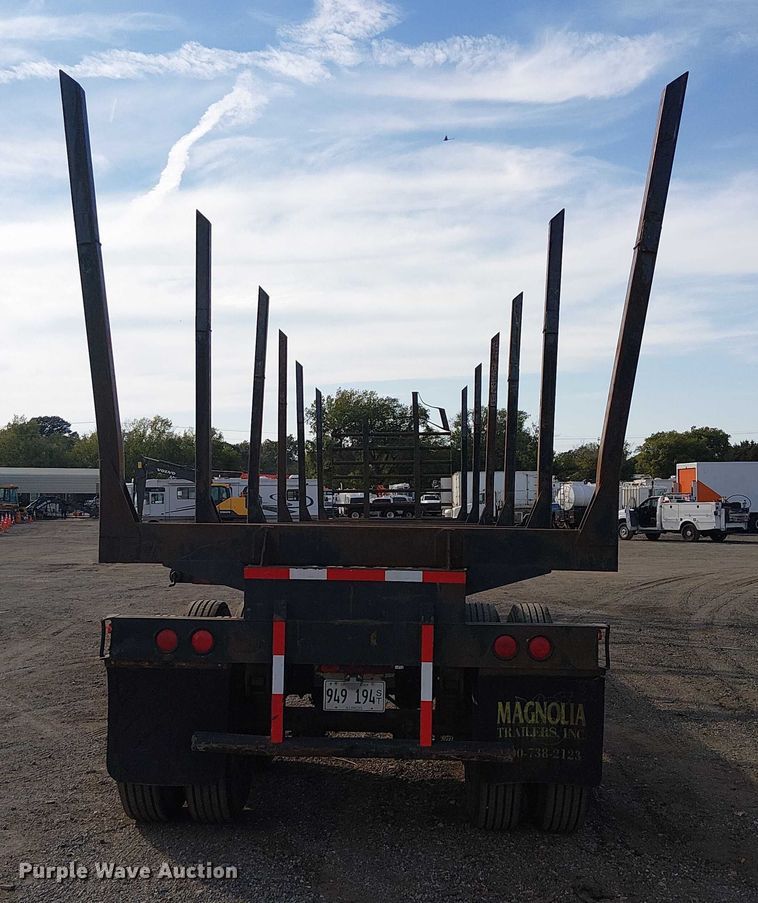 image for item NU9788 1999 Nabors Trailer Inc. log trailer