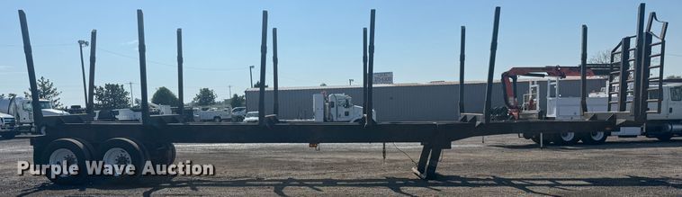 image for item NU9788 1999 Nabors Trailer Inc. log trailer