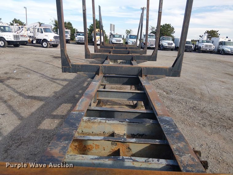 image for item NU9788 1999 Nabors Trailer Inc. log trailer