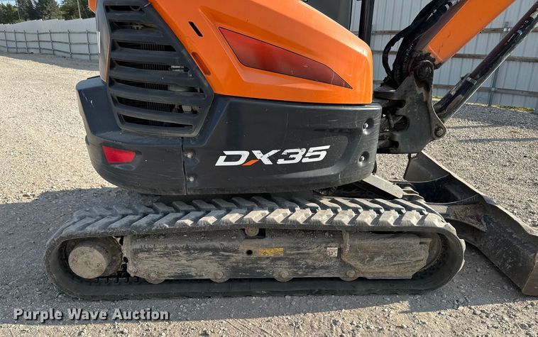 image for item YA1215 2020 Doosan DX35 mini excavator