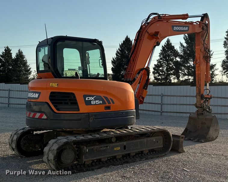 image for item YA1218 2021 Doosan DX85R-3 mini excavator