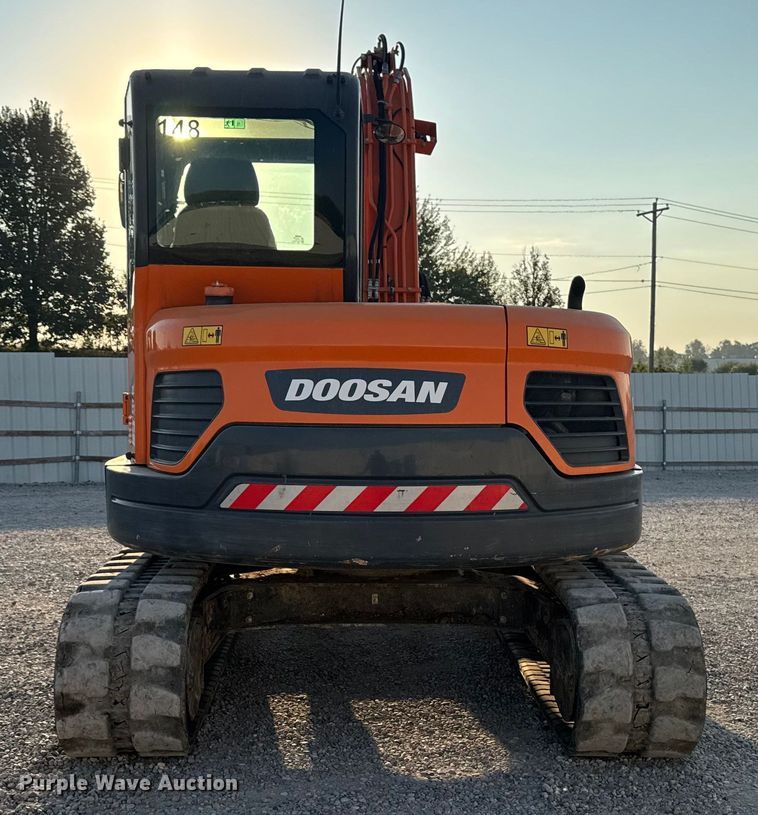 image for item YA1218 2021 Doosan DX85R-3 mini excavator