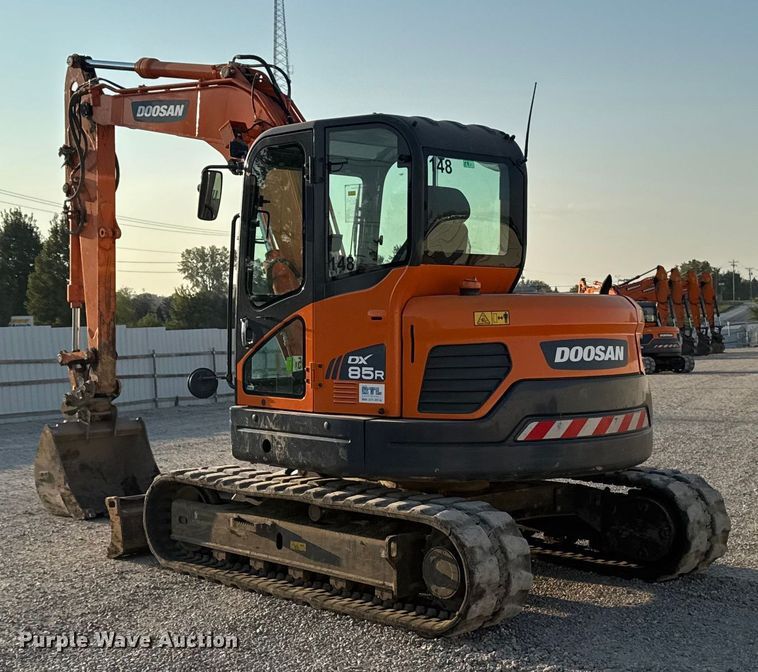 image for item YA1218 2021 Doosan DX85R-3 mini excavator
