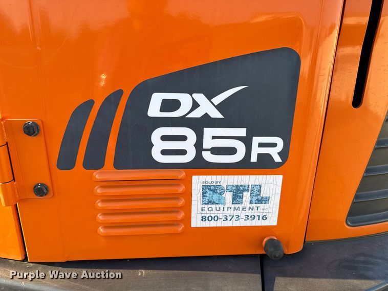 image for item YA1218 2021 Doosan DX85R-3 mini excavator