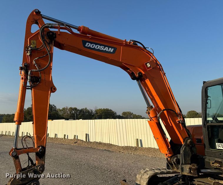 image for item YA1218 2021 Doosan DX85R-3 mini excavator