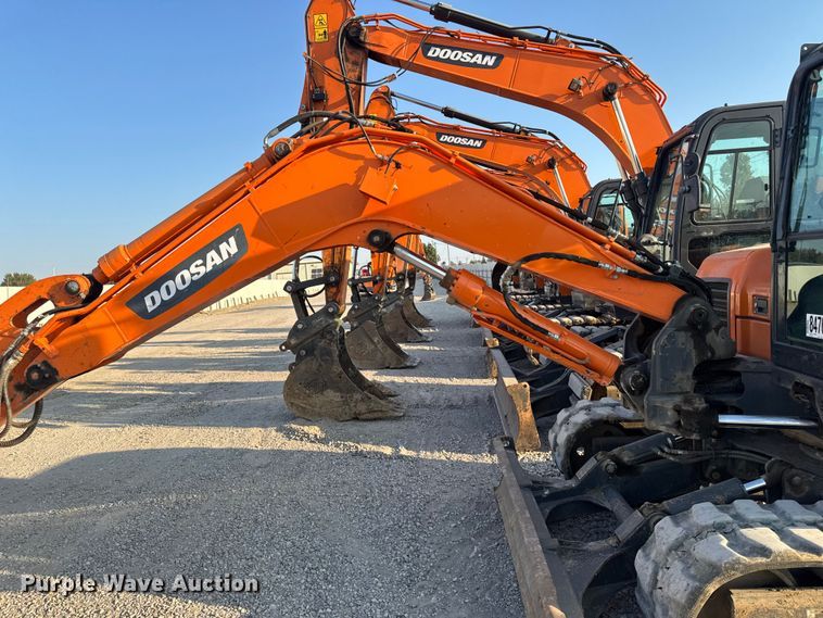 image for item YA1218 2021 Doosan DX85R-3 mini excavator