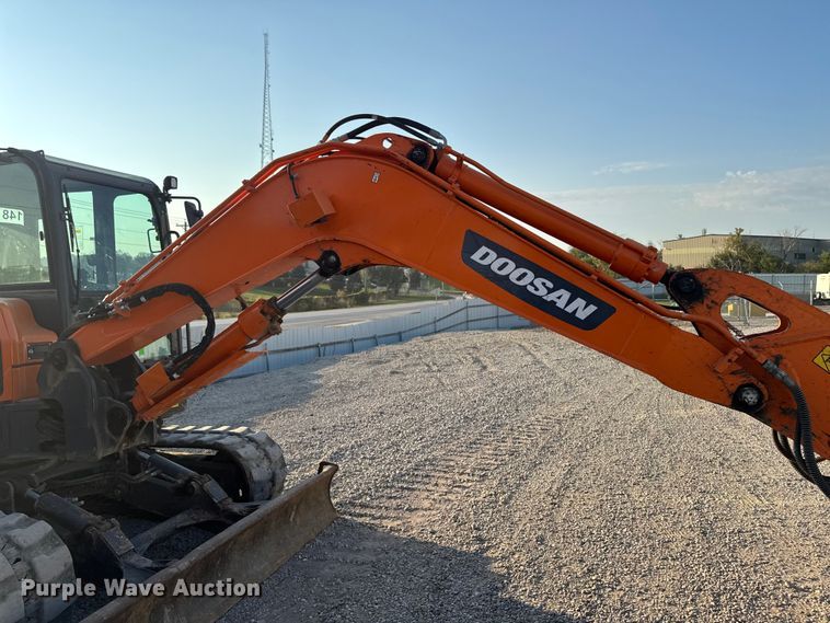 image for item YA1218 2021 Doosan DX85R-3 mini excavator