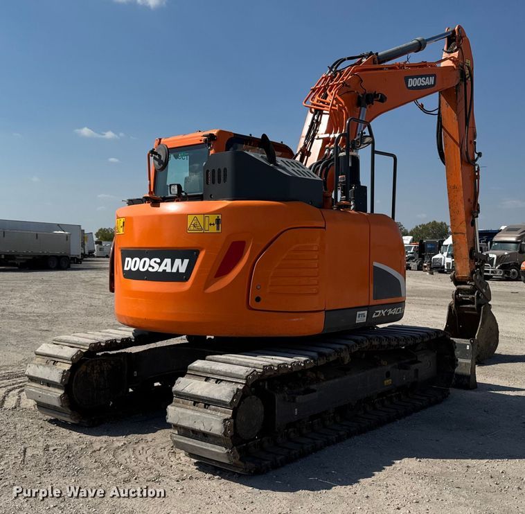 image for item YA1221 2021 Doosan DX140LCR-5 excavator