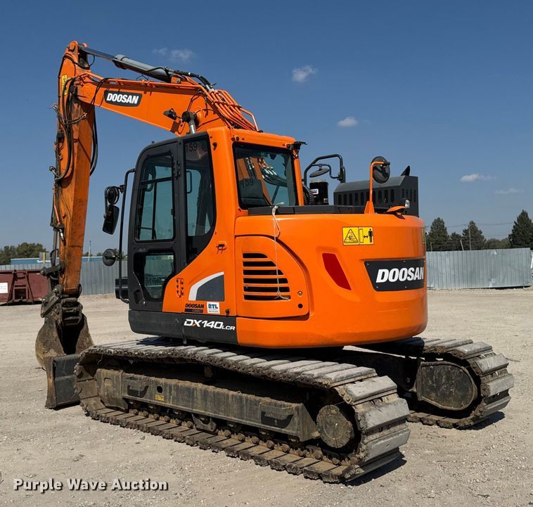 image for item YA1221 2021 Doosan DX140LCR-5 excavator