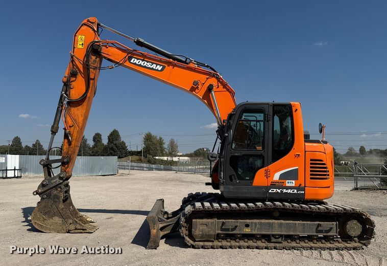 image for item YA1221 2021 Doosan DX140LCR-5 excavator