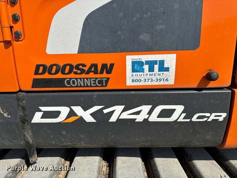 image for item YA1221 2021 Doosan DX140LCR-5 excavator