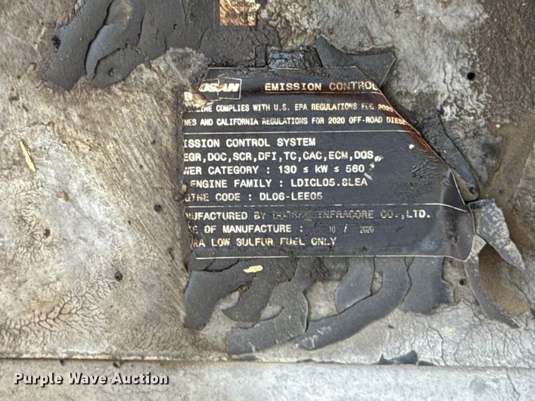 image for item YA1222 2020 Doosan DX235LCR-5 excavator