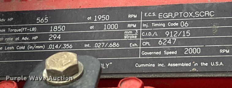 image for item YA1887 2026 Peterbilt 567 vacuum truck