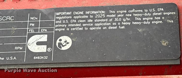 image for item YA1887 2026 Peterbilt 567 vacuum truck