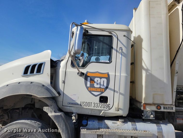 image for item YA2181 2019 Mack Granite volumetric concrete mixer truck