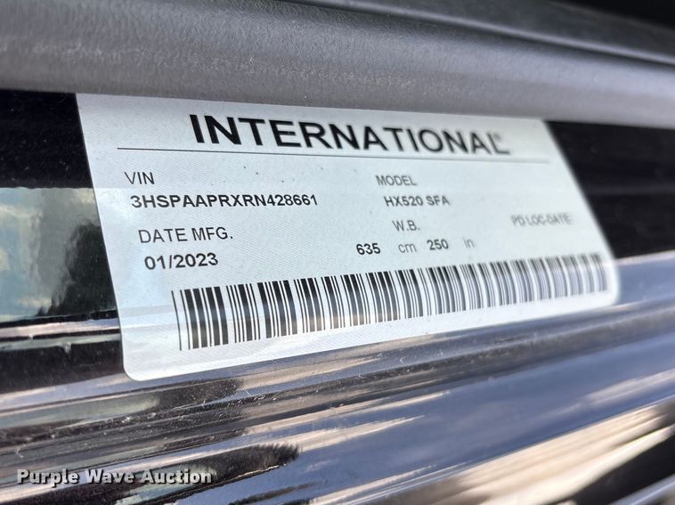 image for item YA2272 2024 International HX520 semi truck