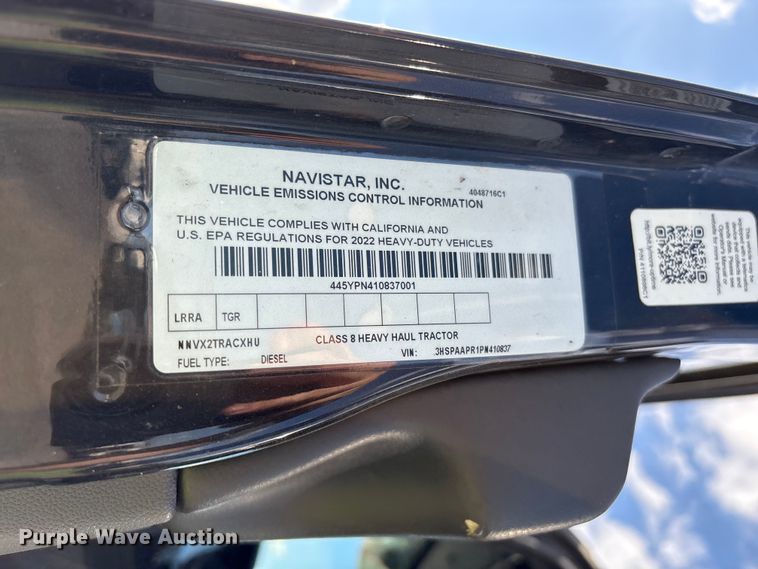 image for item YA2273 2023 International HX520 semi truck