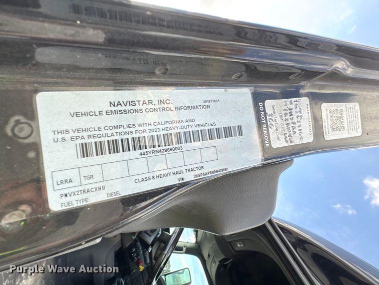 image for item YA2275 2024 International HX520 semi truck